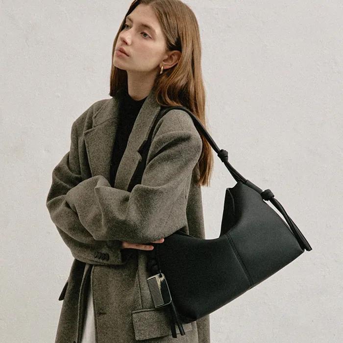 NODI BAG _ black 숄더백 호보백