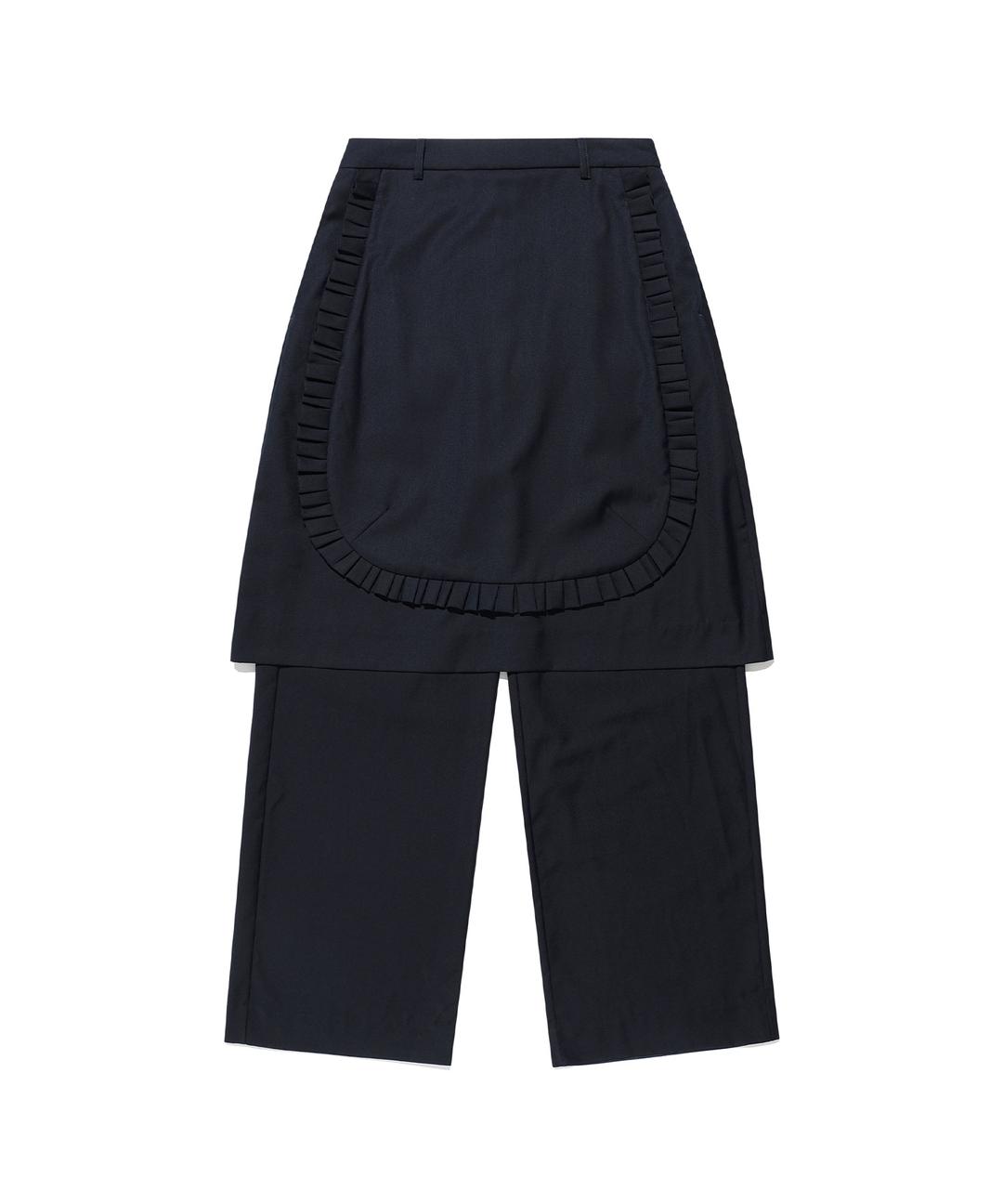 FFATS FRILL LAYERED SKIRT PANTS[NAVY]