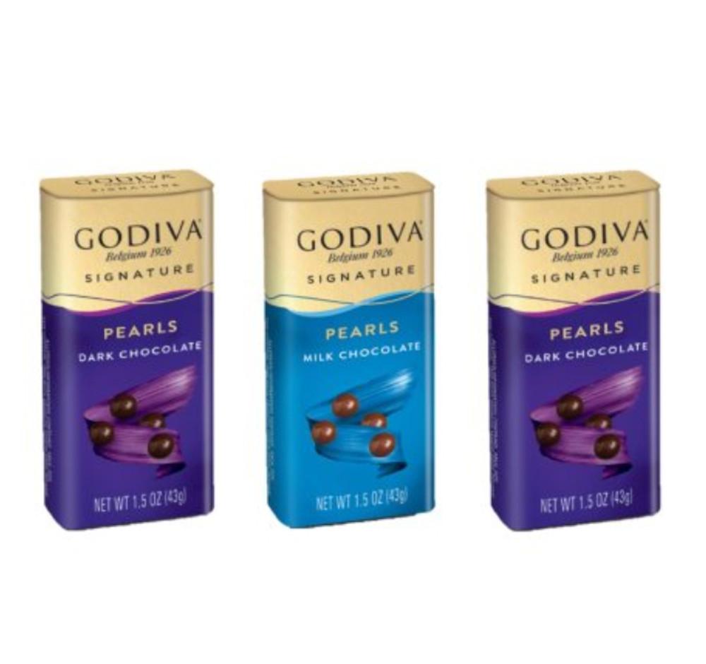 고디바 초콜릿 펄 트리오팩 (밀크초콜릿 1pcs / 다크초콜릿 2pcs) [원산지:터키]