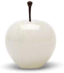 marble apple (small/white)