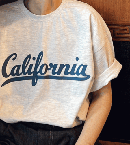 [오늘발송] 캘리포니아 세미 오버핏 반팔티 (3color)