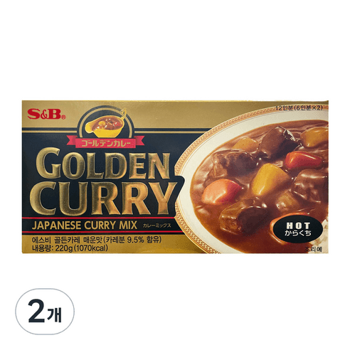 에스앤비골든 카레 매운맛, 220g, 2개 - 카레/즉석카레 | 쿠팡