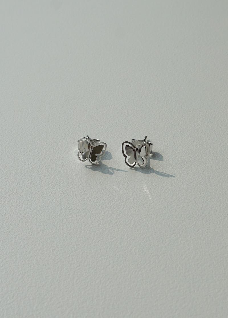 [E399]butterfly line earring/유니크 귀걸이 시선