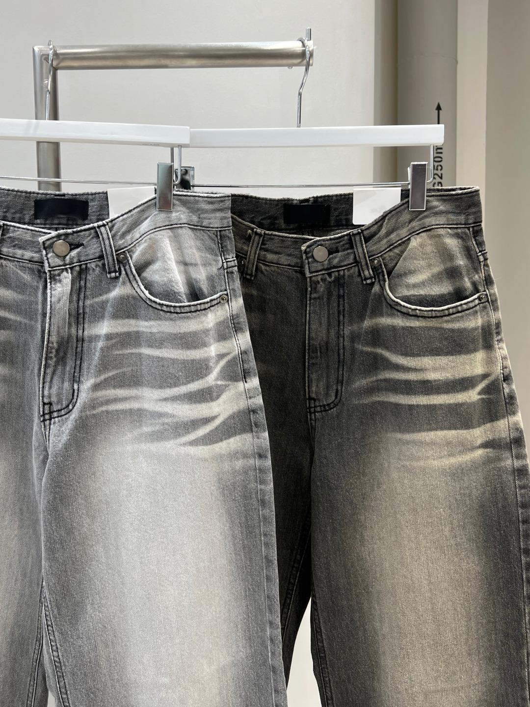 캣샌드 워싱 와이드 데님팬츠 (S~2XL)