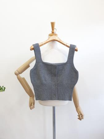 이런 상품 어때요? [가을신상무배] 알로 버튼 뷔스티에 니트 조끼