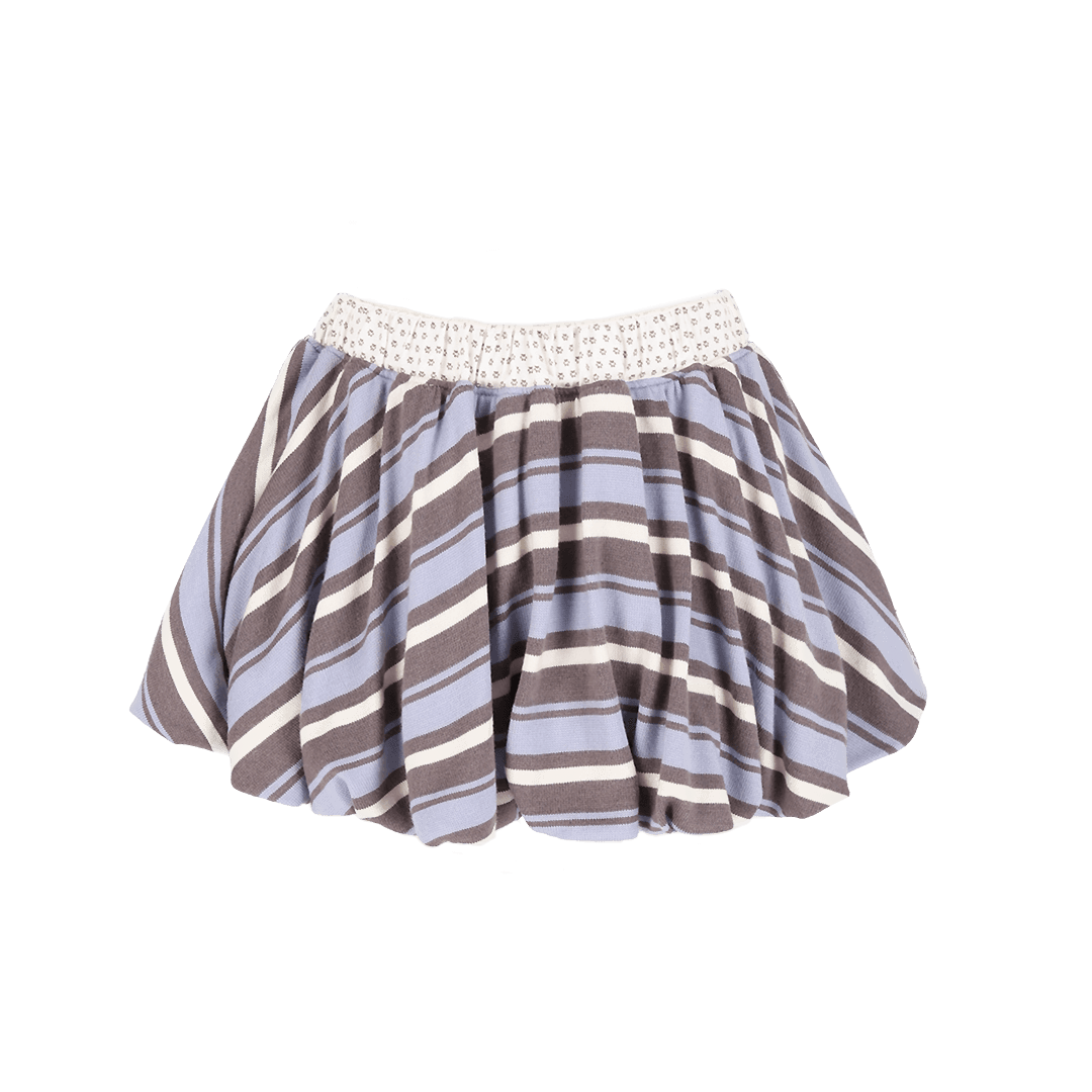Paw Print Knit Balloon Skirt