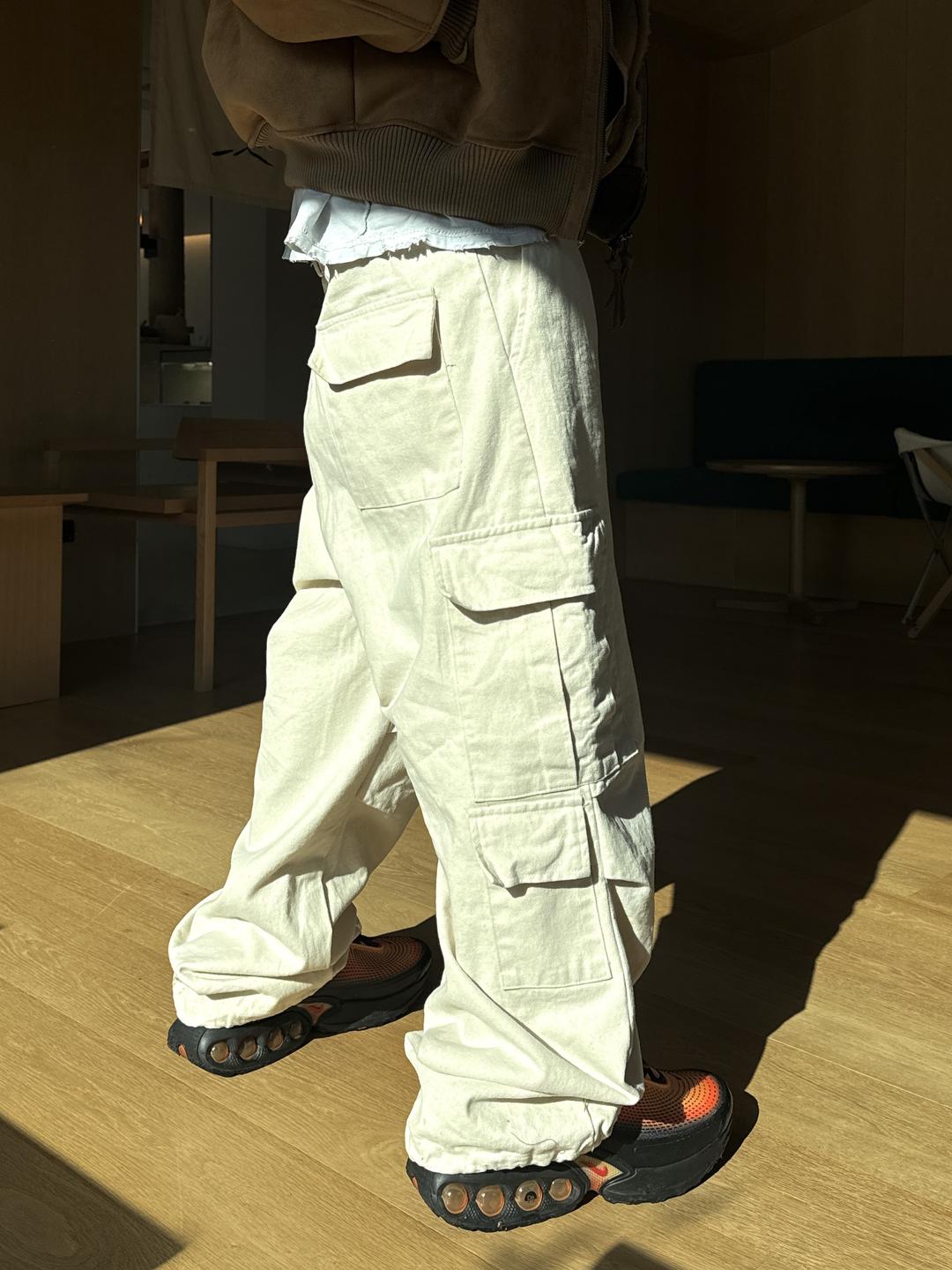 Pitch under pocket cargo pants(5Color)