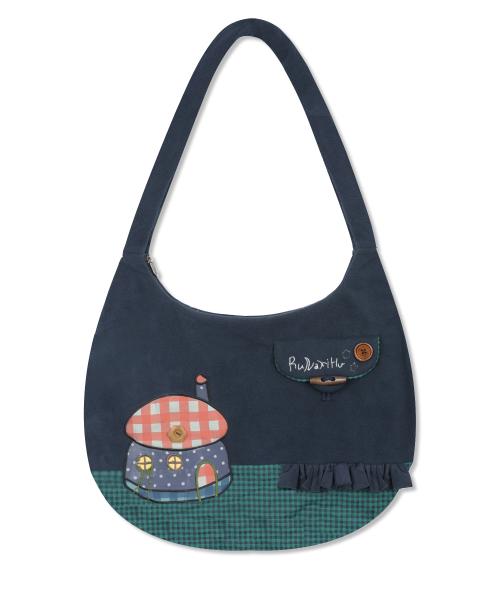 WXAC020 킨코이에 플리스 크로스백 새벽 (DARK NAVY)