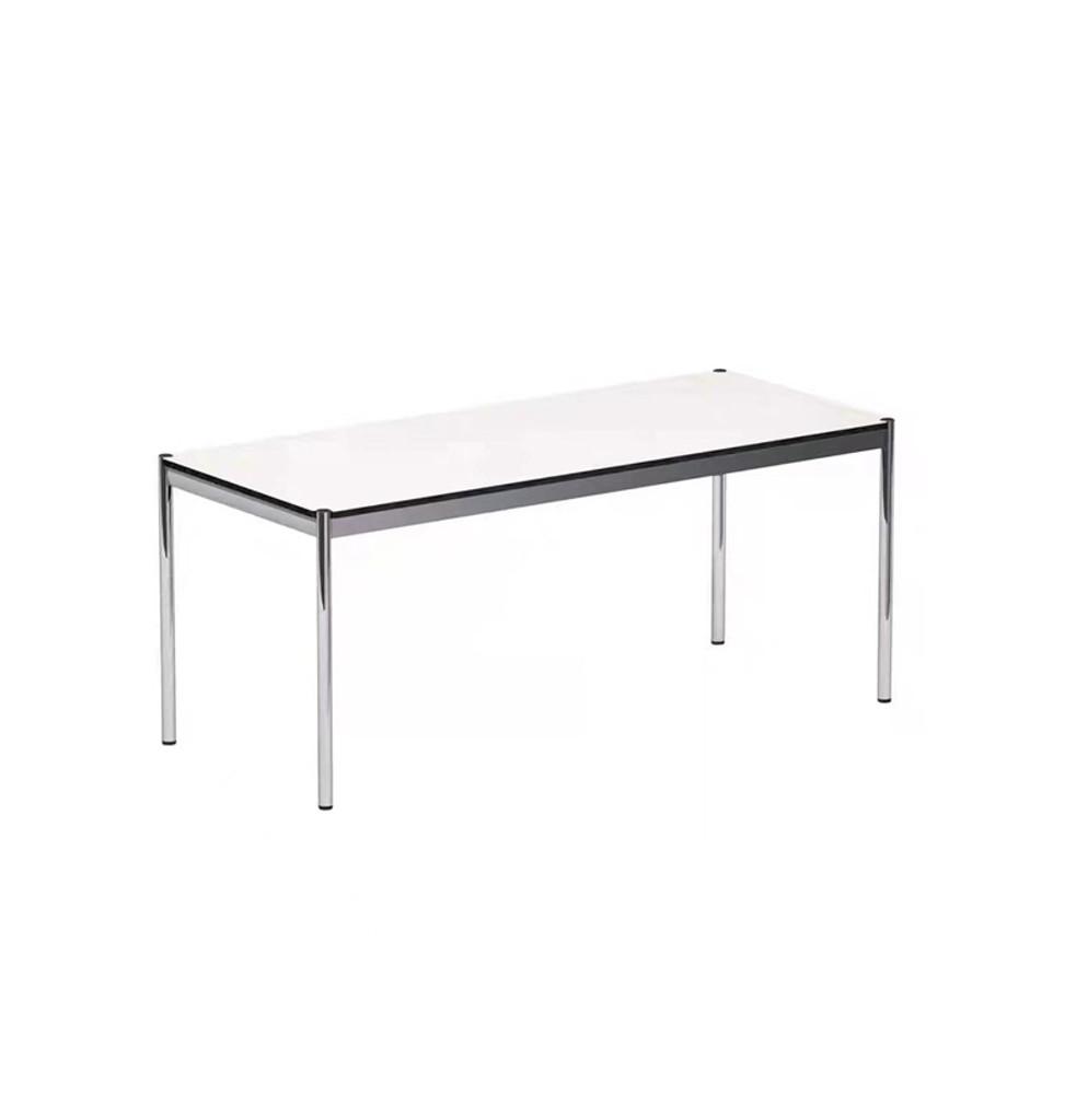 USM 책상 테이블 크롬 스틸다리 화이트 블랙 미드센추리책상 haller chrome table