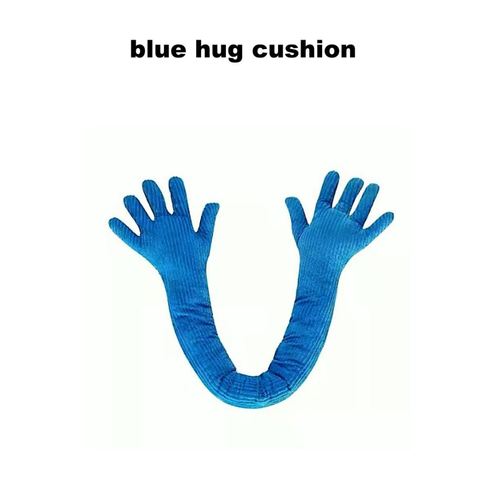 파인더 블루 포옹 쿠션/ 인테리어 쿠션 스트립 목 베개 소파 쿠션