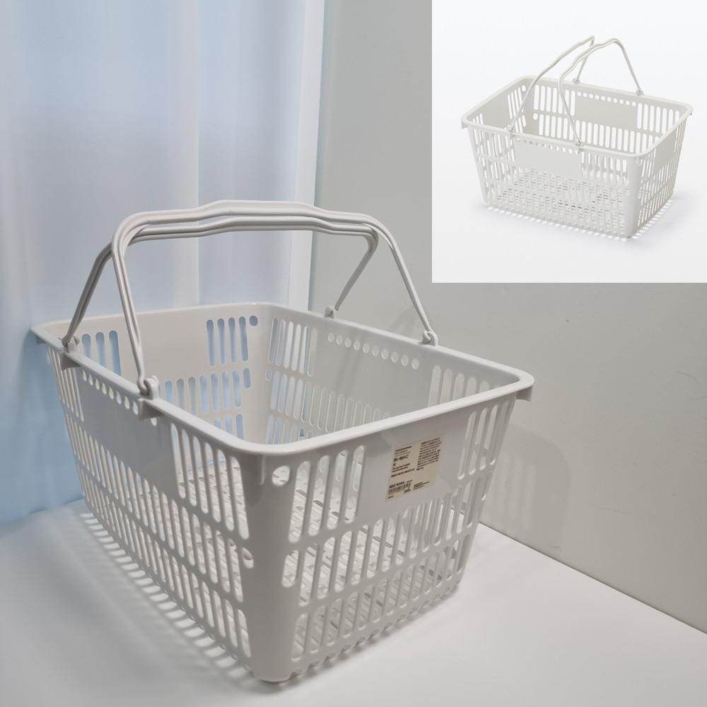 무인양품 바구니 손잡이바구니 중형 소형 장바구니 플라스틱바구니