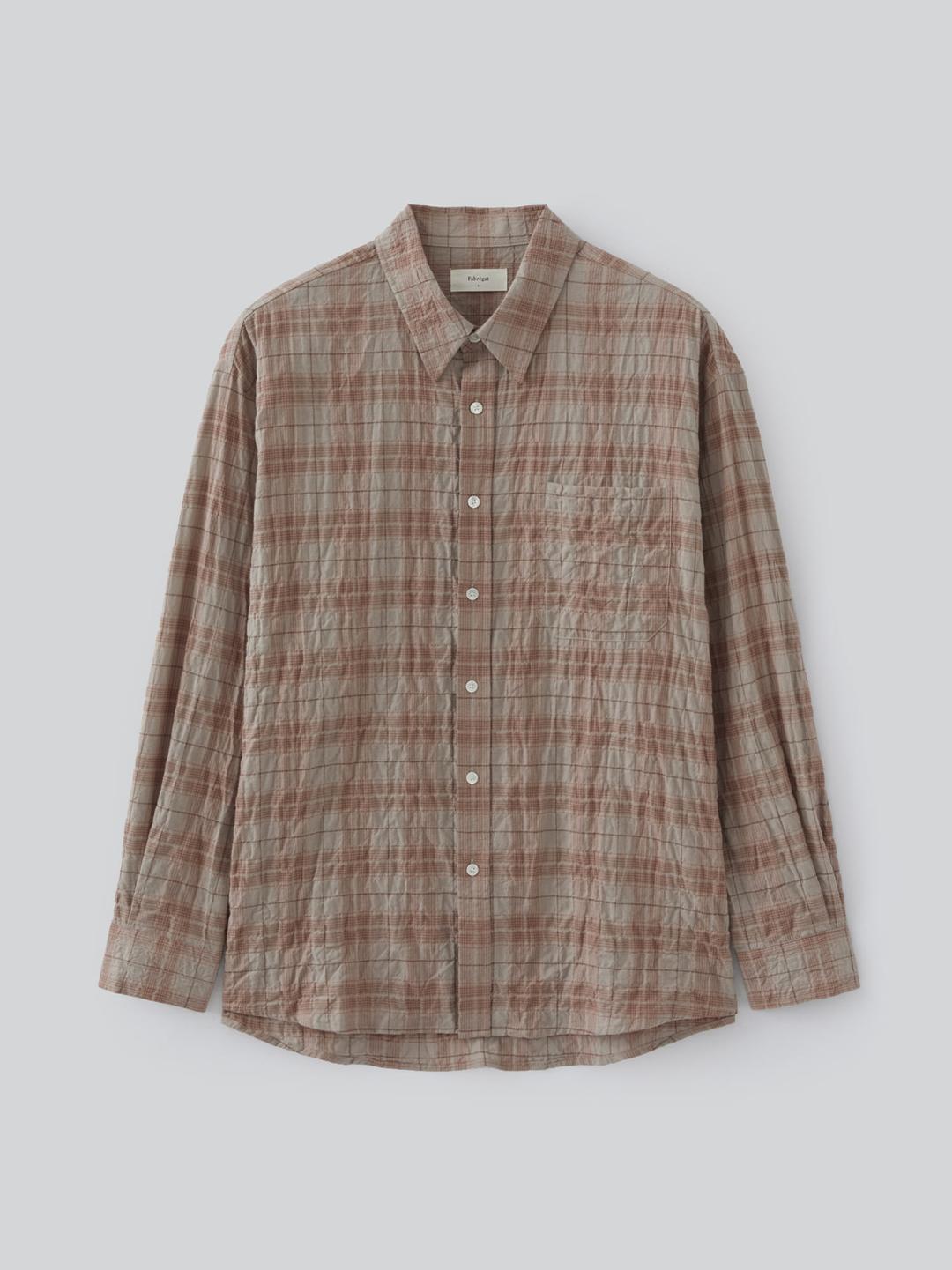 Leon Check Shirts (Dusty Pink)
