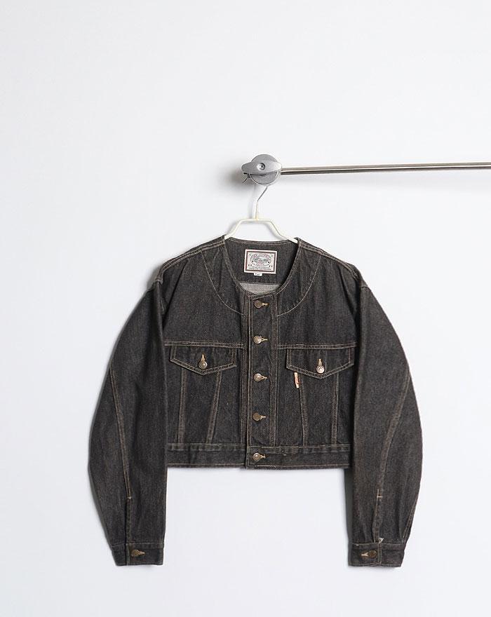 JUMP JUVENILE Cropped Denim Jacket