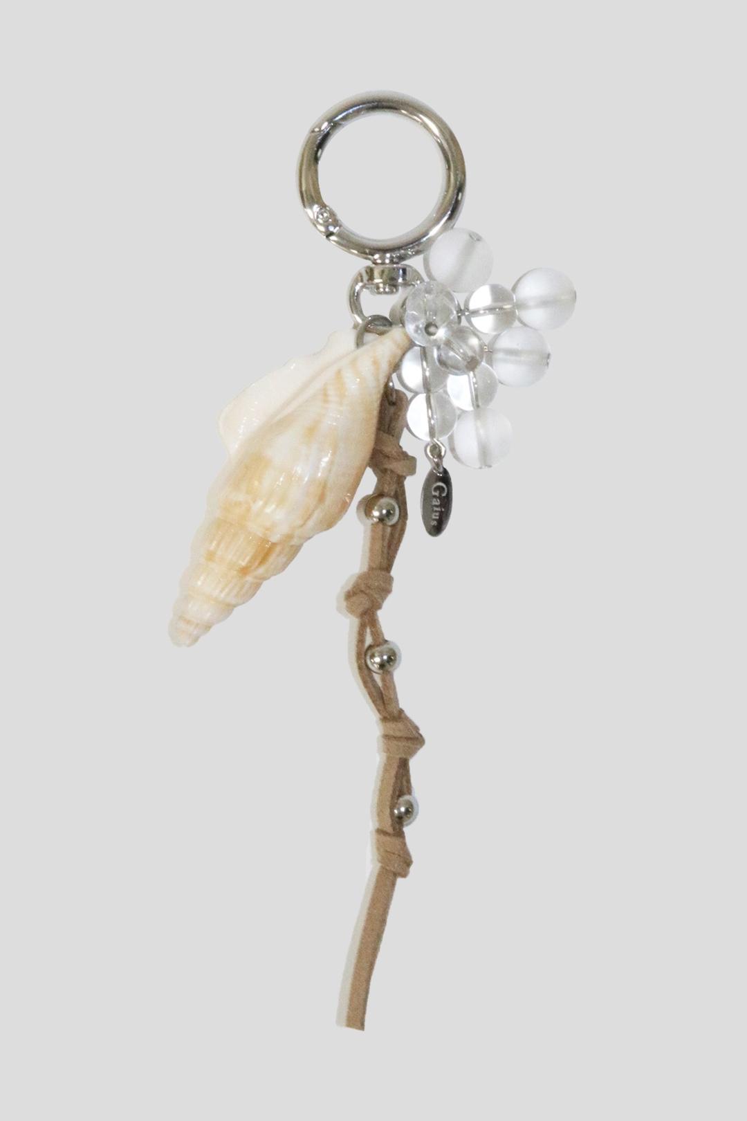 파도의 포말 keyring (beige)