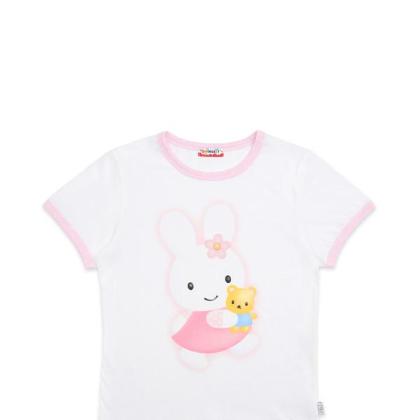 [X YOUNGART] KIDDY Hugs JINI Dot Ringer T-shirt