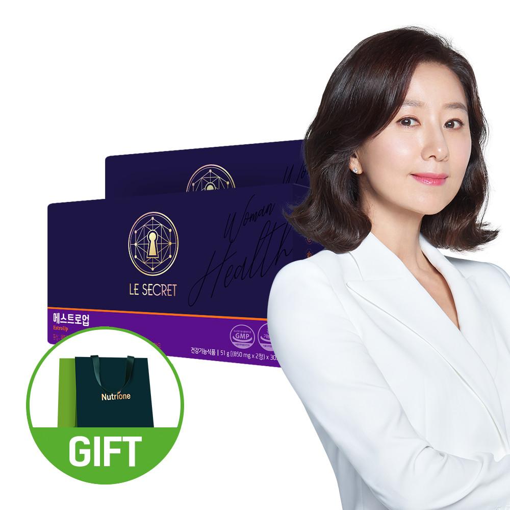 르시크릿 김희애 에스트로업 2박스 2개월분 여성 갱년기 면역 : 뉴트리원공식스토어