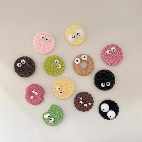 [세트]남녀공용 오레오 쿠키 지비츠 신발 악세서리 파츠 세트 2종 18pcs