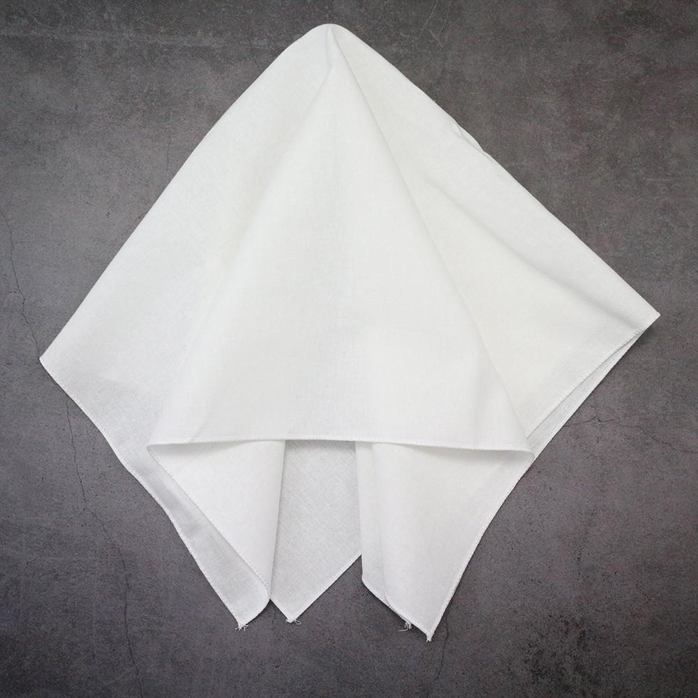 순면 손수건 20수 -50cm (염색 및 자수 손수건)