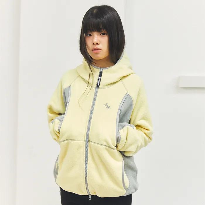 4-POCKET FLEECE JACKET YELLOW(CV2FFFB960A)