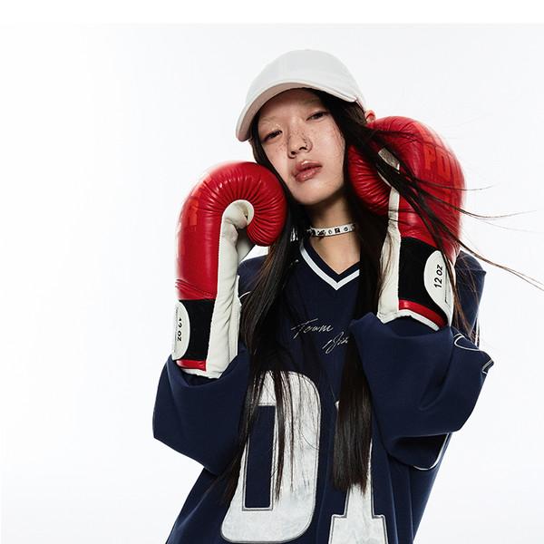 1JINNSTUDIO lettering sporty loose fit t-shirt