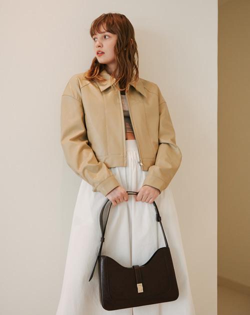 pound middle bag - dark brown