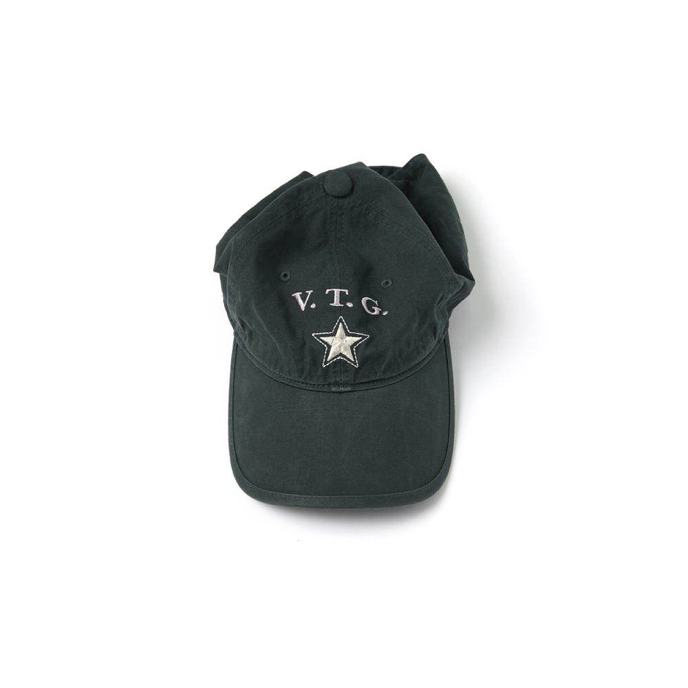 VTG Star Cap Washed Dark Green