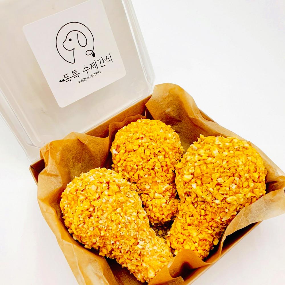 독특 강아지 수제간식 강아지 치킨(3pcs) 멍치킨
