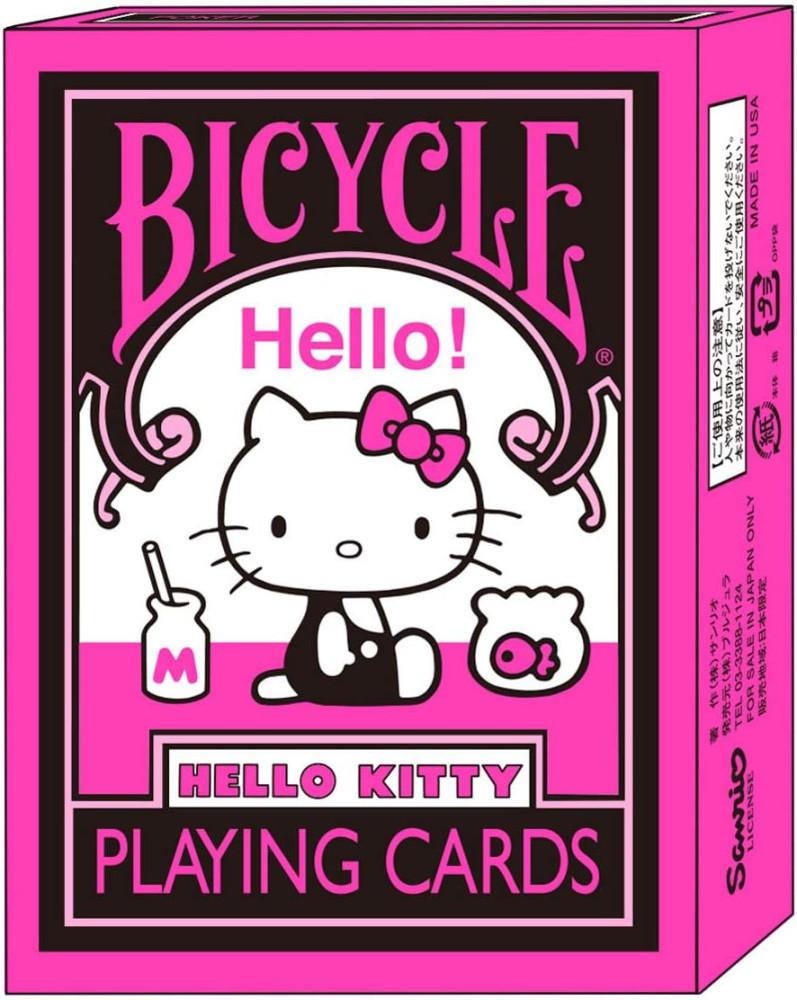 헬로키티 바이시클 트럼프 카드 플레잉 게임 세트