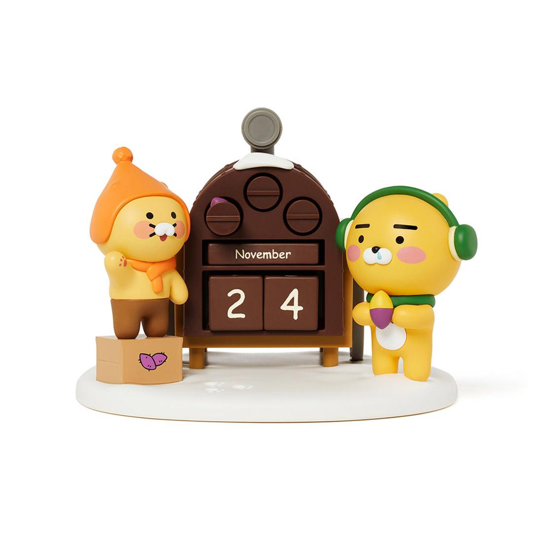 카카오프렌즈 라이언&춘식이 피규어 만년달력 - 위시버킷