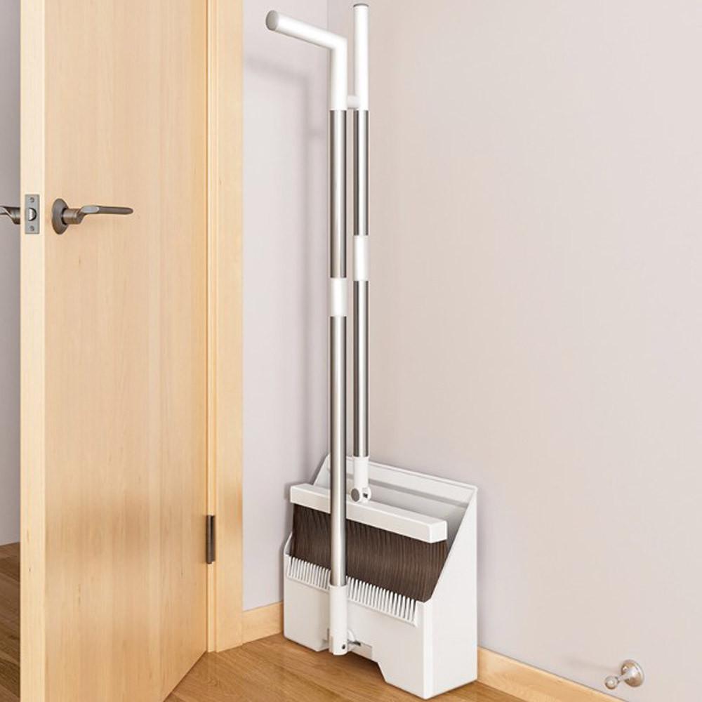 스탠딩 자석 탈부착 홀더 거치 빗자루 쓰레받기 쓰레받이세트 빗자루세트