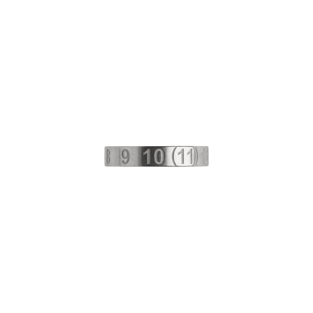Maison Margiela Numerical Silver Ring Silver