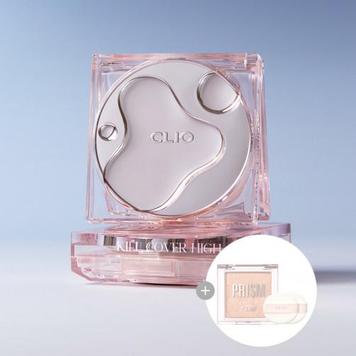 킬커버 하이글로우 쿠션 한정기획 [본품+리필+하이라이터+퍼프 2p 구성]