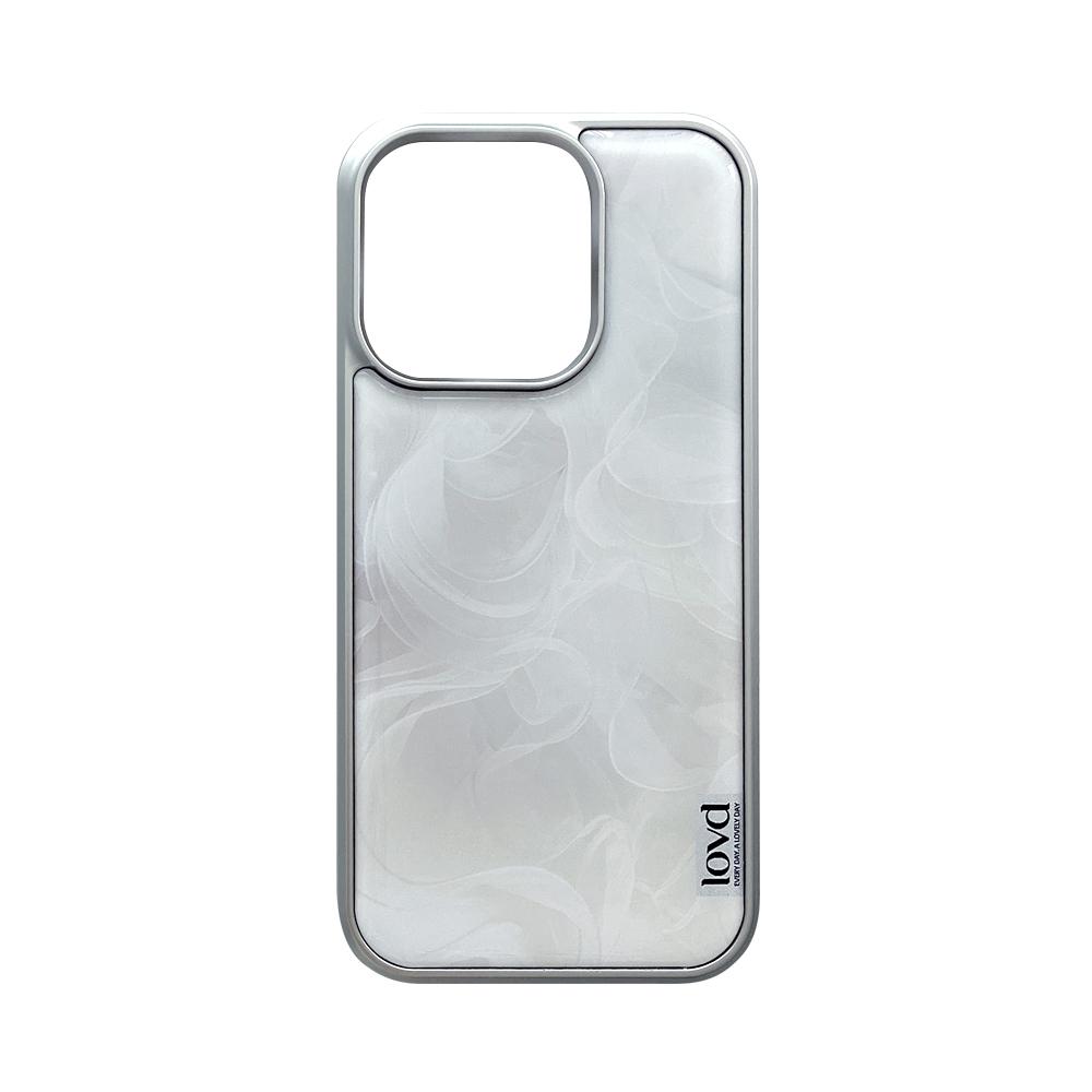 VINTAGE FRILL PHONE CASE (epoxy silver bumper)