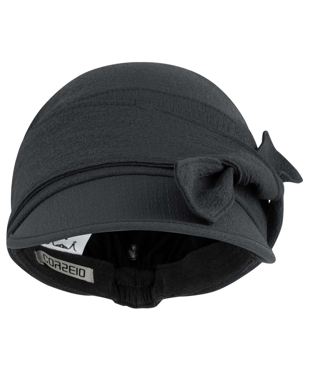 RIBBON TIE CAP CHARCOAL