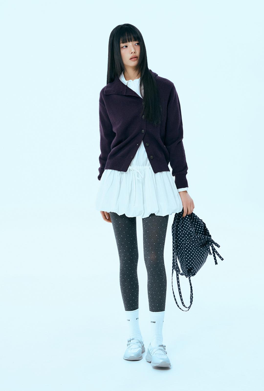 벌룬 셔츠카라 원피스_MIWOWG202C