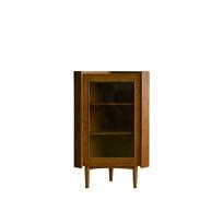 룬드 원목 코너장식장