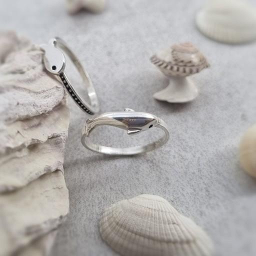 행운의 돌고래반지&물고기반지