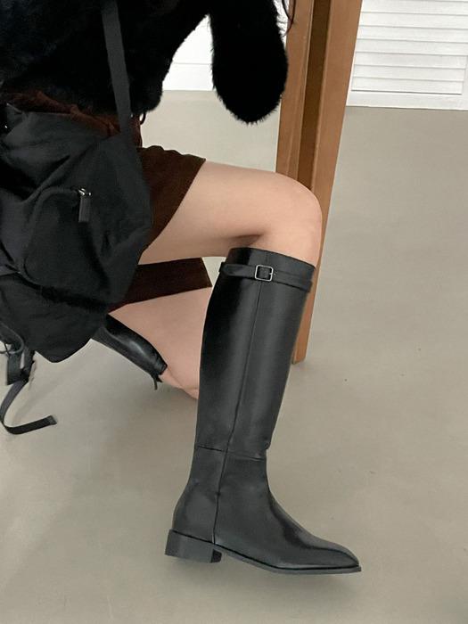 스퀘어 벨티드 롱부츠_Marie Fi2082_3cm
