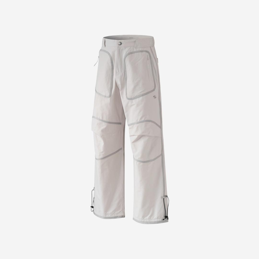 Sansan Gear Webbing Patched Pants Ivory - 24SS