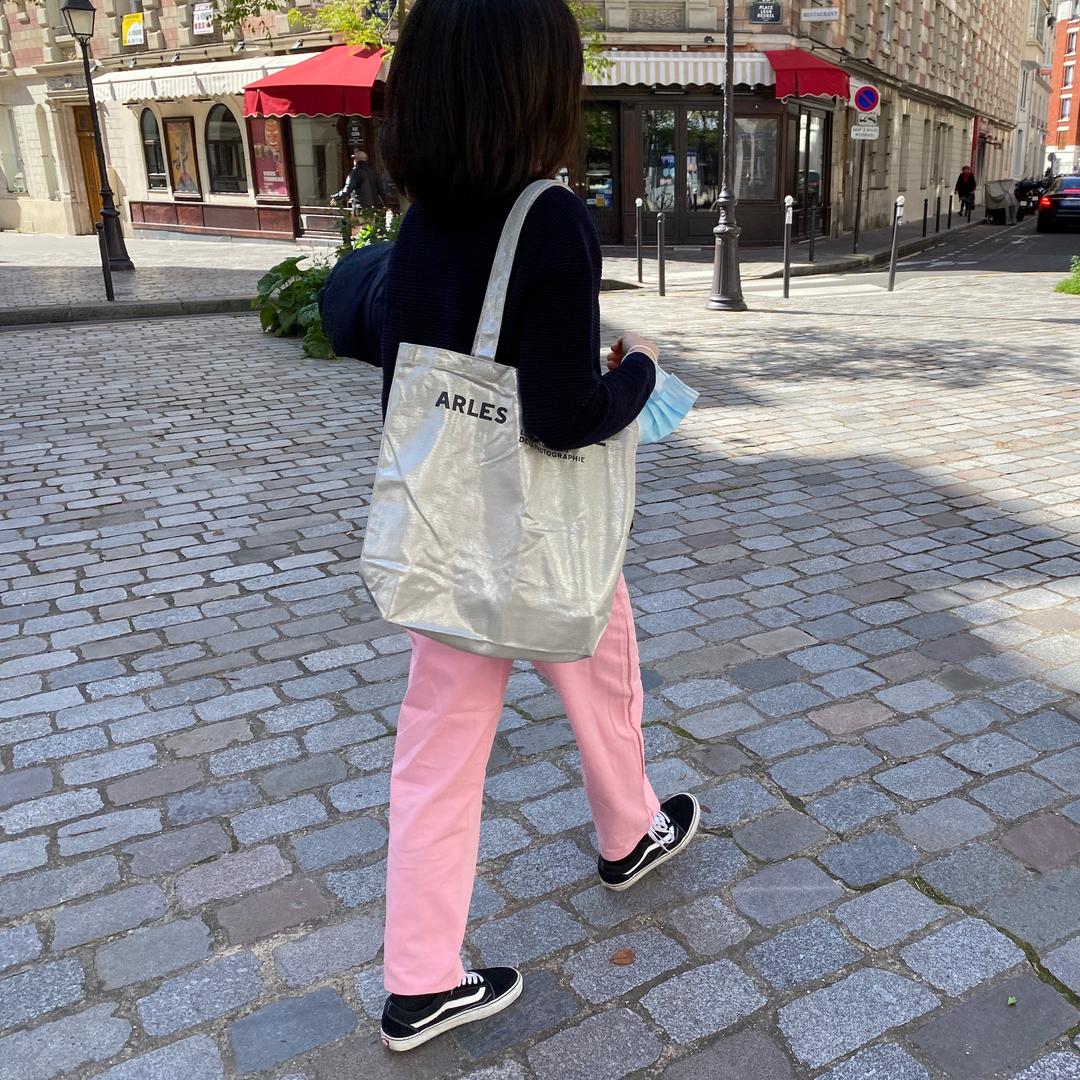 아를(ARLES) 에코백_은색