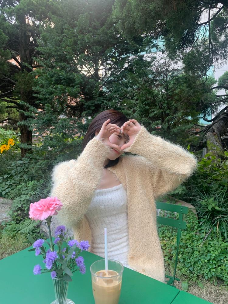 bloom boucle cardigan