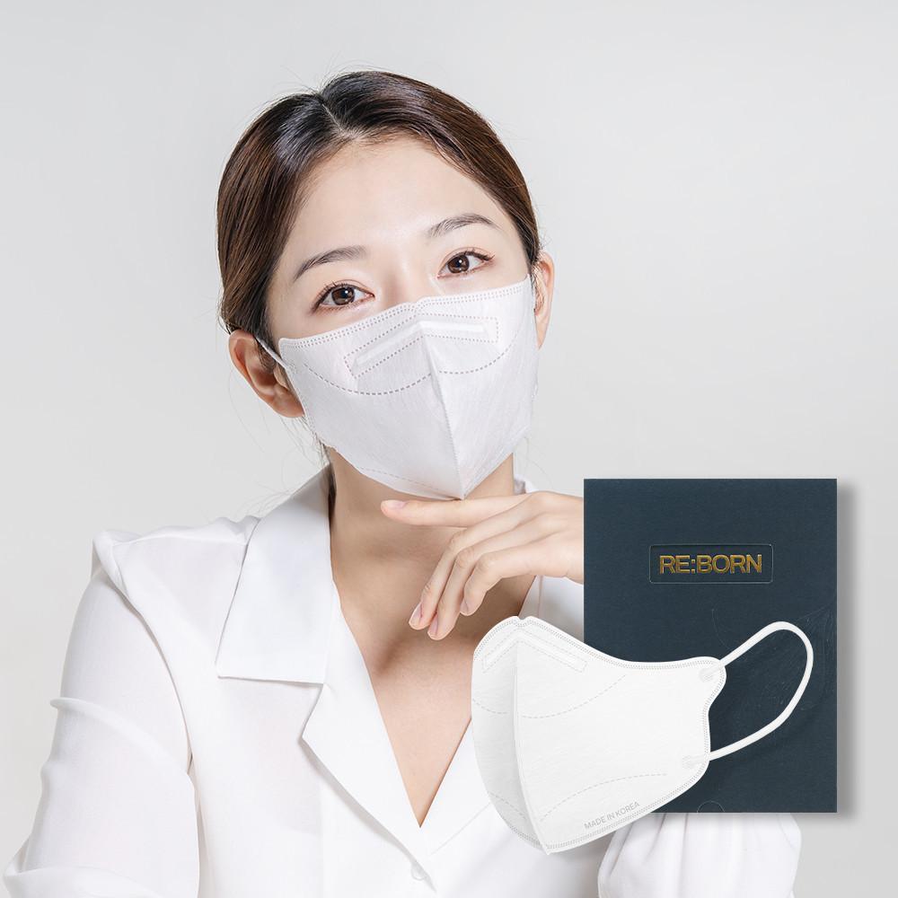 레본 PLA 새부리형 마스크 대형 국산 숨쉬기편한 가벼운 사이즈 큰 생분해 친환경 마스크