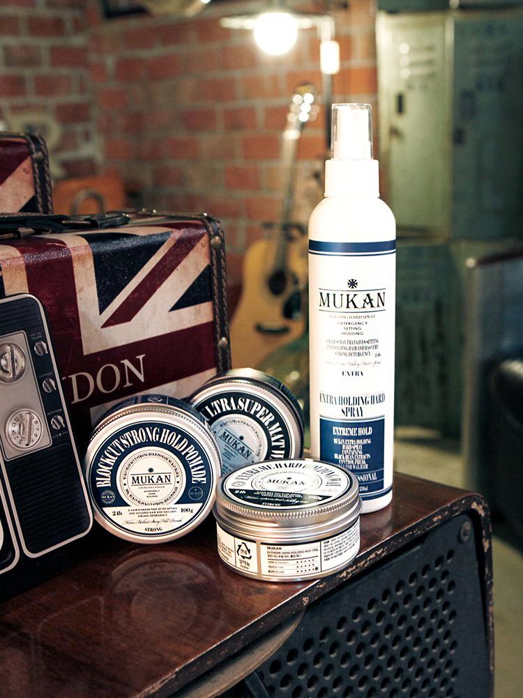 무칸 헤어왁스 포마드 헤어스프레이 4종