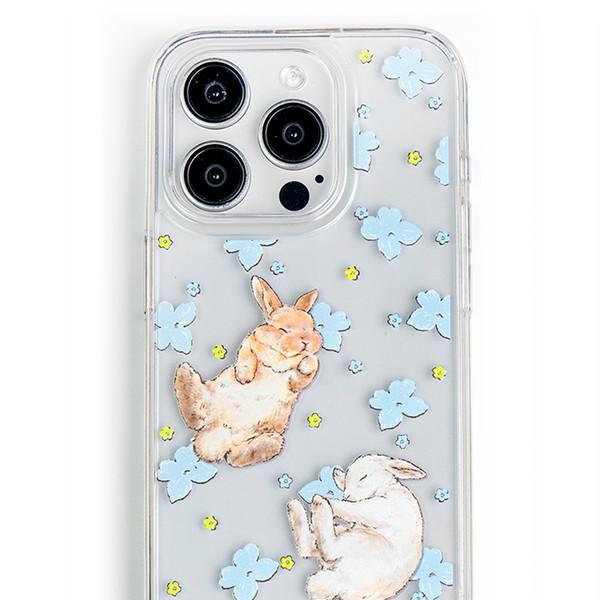Spring Bunnies Jellhard Phonecase