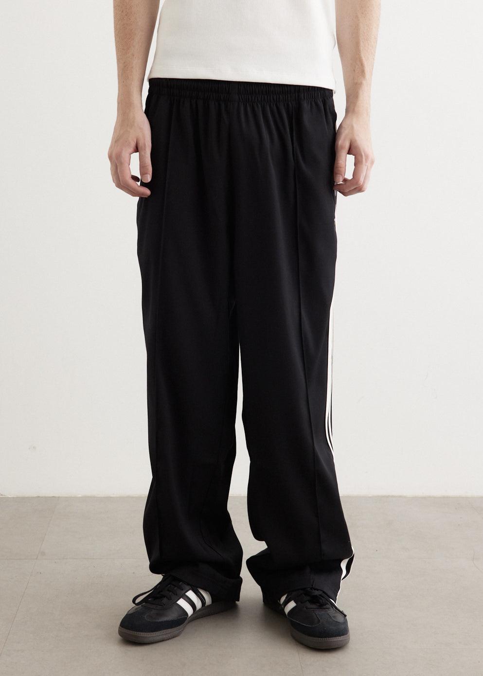 Premium Baggy Track Pants - black / XS