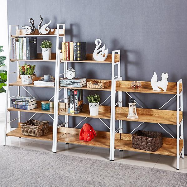 홀리 철제 책장 거실 수납 선반 책꽂이