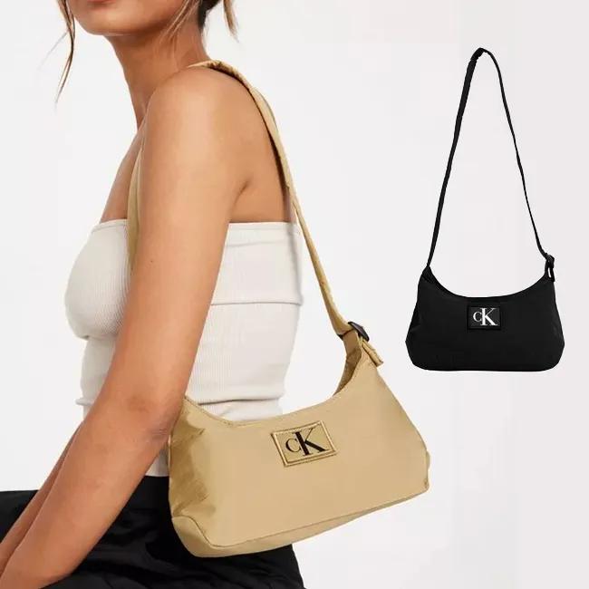 캘빈클라인 여성 시티 나일론 숄더백 블랙 베이지 | 상품 상세 | 크로켓