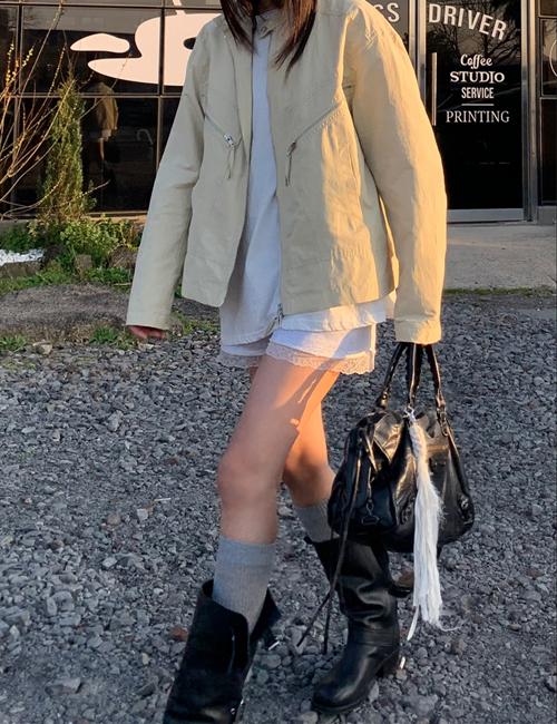 올슨 biker jacket