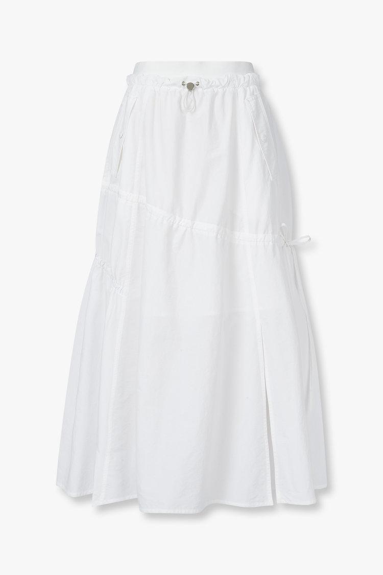 A라인 밴딩 플레어 롱 스커트