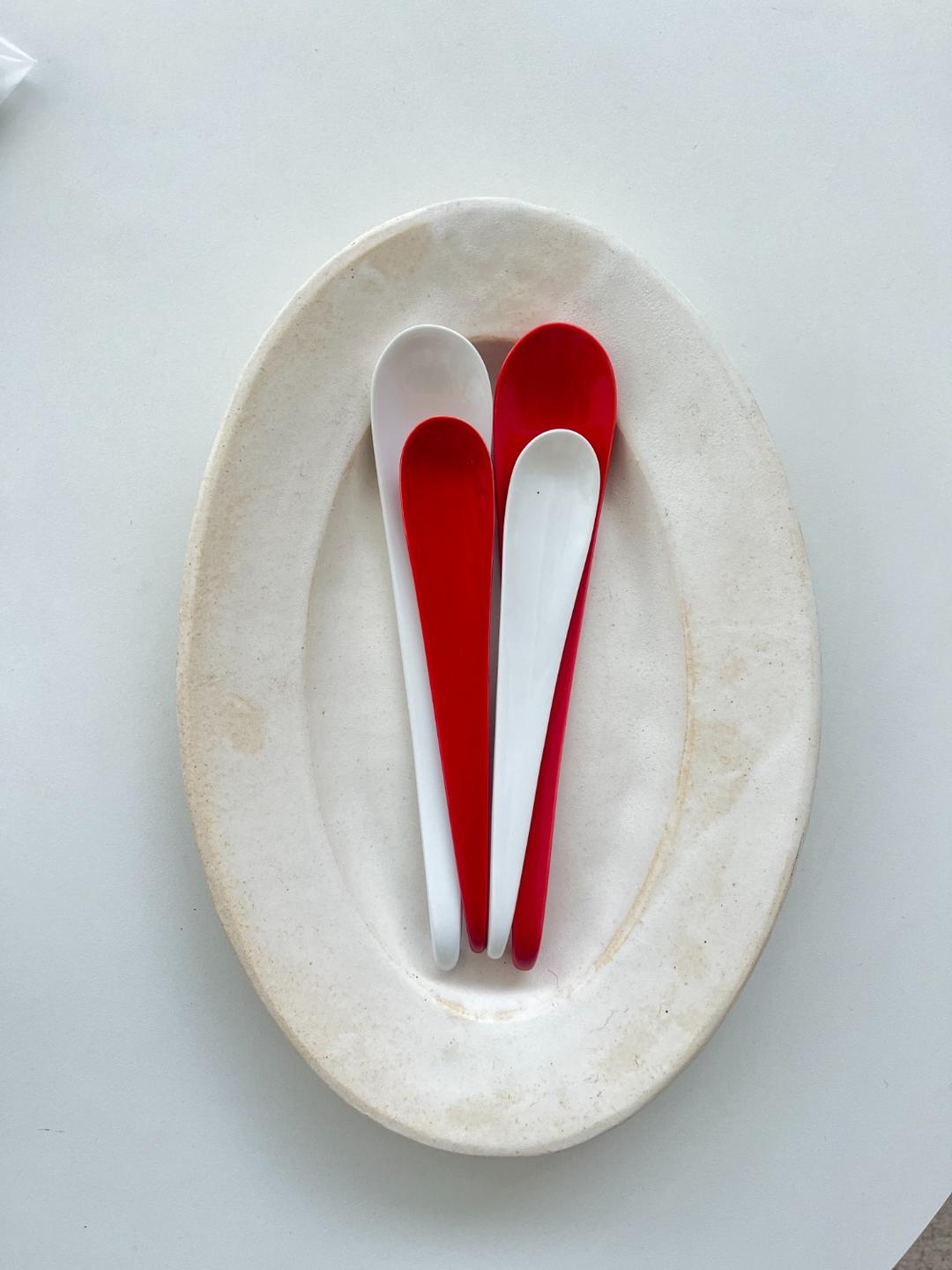 DESSERT CERAMIC SPOON( 2 type)